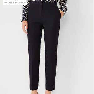 Ann Taylor Navy Tall High Rise Eva Ankle Pant Size 2 - Ann Taylor Work Pant